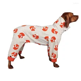 개 의류 의류 애완 동물 원피스 중형 및 대형 잠옷 점프 슈트 독일 셰퍼드 양털 스웨터