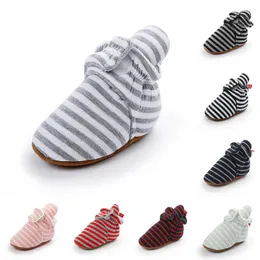 First Walkers Baby-Schuhe für Jungen und Mädchen, Baumwolle, bequem, weich, rutschfest, warm