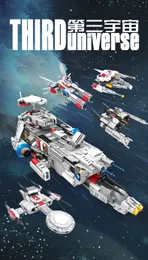 Hurtowe zestawy budowlane hurtowe marka Kaish Space Wars Lepin Build Block garnitur dziecięce puzzle statki kosmiczne montaż chłopcy zabawki wiek 5