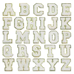 Colorful Glitter Varsity Letter Patches DIY Embroidery Alphabet Initials On  Chenille Sew Letters Appliques Number Stickers From Moomoo2016, $0.46