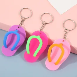 Simulation Slipper Keychain Pendant PVC Keychain Promotion Gift Keyring Key Chain