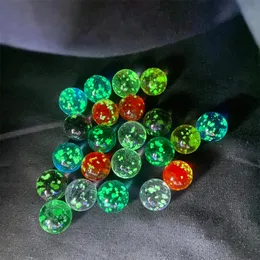 Luminous Glass Balls Dzieci Zabawki 12 mm kremowa gra pinball maszyna bydła małe kulki piepkowe koraliki D23