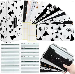 Gift Wrap 31 Pieces Cash Envelopes System For Budgeting 15 Patterns Waterproof Budget Money Expense Sheets