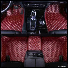 MATIKOHI Customcar floor mats for hyundai santa fe getz tucson ix25 ix35 creta elantra kona i30 all models car mats accessories W2247c