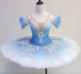 Stage Wear Professionale di alta qualità Formato personalizzato Adulto Donne Performance Blue Tutu Balletto