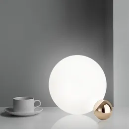 Modern Gold Metal White Glass Table Lamp Decor Home Decor Copicat Reclining Studio Art Desk Light Ta105205x