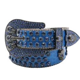 Skull designer bb belt men and women paragraph rivets pin buckle waist seal punk Europe and the United States wind trend hundred with Rhinestones Gift belts wholesale