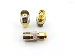 Akcesoria oświetleniowe 50pcs-100pcs Copper TNC Złącze TNC Kobieta do SMA Męskie RF Adapter koncentryczny