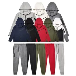 Thin Tech Fleece Men Tracksuit Designer Sweat Suit Piece Set Sports Sweatpants with Long Sleeve Spring Autumn 3xl Mens Clothing