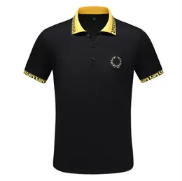 2022 Mens Designer Polos Brand Small Horse Crocodile Embroidery Clothing Men Men Fabric Letter Polo T-Shirt Ther
