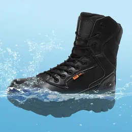 Gai Boots عالية الجودة القتال الجلدي العسكري للرجال روبوت المشاة التكتيكية Askeri Asseri Shoes S Shoes Waterproof 221022 Gai