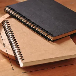 الرسم الرجعية Simple Coil Sketch Painting Painting Notepad Kraft Paper Diary Blankkraft Inner Pages Business