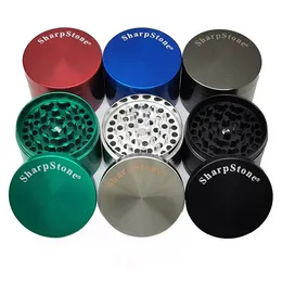 Sharpstone grinder 4 layers tabacco smoking herb metal grinder 40mm 50mm 55mm 63mm crushers zinc alloy dry herbal grinders Wholesale