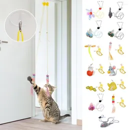 Cat Toys Interactive Toy Hanging Simulation Funny Self-hey For Kitten Playing Teaser Wand Accessories