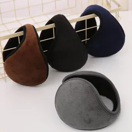 BERETS 2022 Fashion unisex Solid Winter Earmuffs Soft Thicken Plush Ear Cover Protector Muff Wrap Band Warmer Earflap For Men