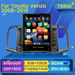 Android 11 CAR DVD Radio Player dla Toyota Venza 2008-2016 Style Tesla Smart Multimedia Video Auto Stereo GPS GPED