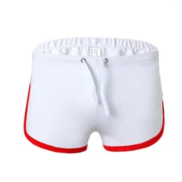 Underbyxor sexiga män underkläder boxare shorts modail cuecas mesh u konvex påse design calzoncillos slip gay