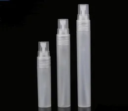 Reise-gefrostete Kunststoff-Spray-Parfüm-Flaschen Zerstäuber Feinnebel-Kosmetikbehälter 5 ml 10 ml Stift-Sprühflasche SN735