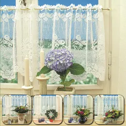 Gardin modern spetsfönster jacquard tyll halv gardiner valance kaffe kort skåp dörr sovrum hem café dekor