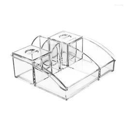 보석 파우치 고품질 다기능 박스 투명 아크릴 화장품 주최자 케이스 저장 메이크업