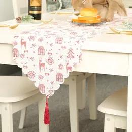 عيد الميلاد الجديد ديكورات عيد الميلاد الكتان المطبوع الجدول الجدول الجدول الديكور tablecloth placemat rre15311