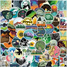 100PCS INS Style Outdoor Landscape Stickers Aesthetic California Decals Sticker To DIY Luggage Laptop Bike Skateboard Phone Car W-344DZ5039