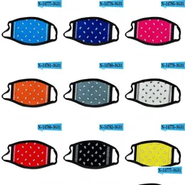 Maschere di design Bambini Adts Stampa 3D Maschera per il viso Bandana Moda Maschere per bambini Doppio strato Anacardi Mascarilla Maschera facciale lavabile Dhei3