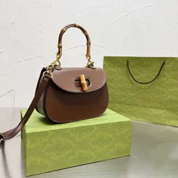 Designer-Tasche, Abendtasche, luxuriöse Designer-Handtaschen, einzelne Schultertasche, Bambus-Designertasche, einfach, große Kapazität, praktisch, für Damen, ist wunderschön