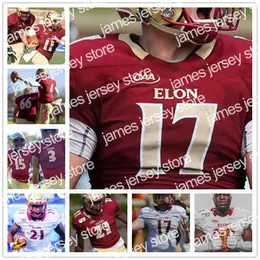 Elon Custom Elon Calcio cucito Jersey ACC Acc. Jones Davis Cheek Jaylan th