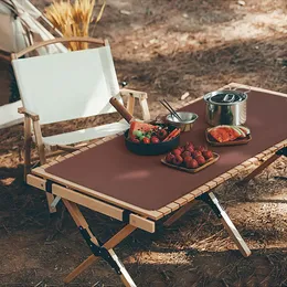 テーブルマットInyahome Outdoor Camping Placemat Mat Japanady and Korean Style Barbecue Tablecloth折りたたみPUピクニックが簡単に掃除しやすい