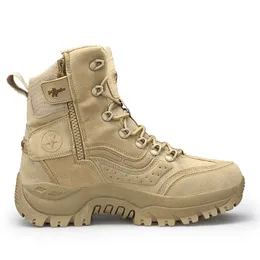 GAI Stiefel Winter Schnee Hohe Qualität Military Flock Wüste Männer Taktische Kampf Sneaker Botas Arbeit Sicherheitsschuhe Große Größe 39-48 221022 GAI