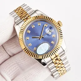 Lady Automatic Watch AAA запястья часы Windup Watchs for Man Золотая нержавеющая сталь 904L смотрит на женские водонепроницаемые светящиеся складные пряжки.