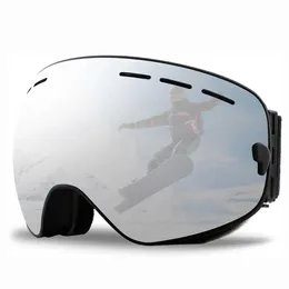 Ski Goggles Professional Goggs UV400 Anti-fog Big Mask Glasses ing Men Women Snow board Large Spherical Eyewear Sports L221022