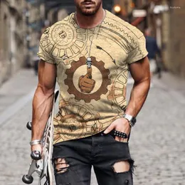 Men's T Shirts Summer 2022 T-shirt Trend 3D Pattern Comfortable And Casual Large Loose Short Sleeve Fashion Package T-shirts Oversize