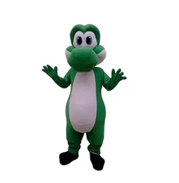 Vuxen Yoshi Mascot Costume Dinosaur Anpassning av Super Cute Party Christmas F￶delsedagsfest