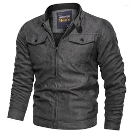 Jackets masculinos masculinos e casacos Spring Autumn Exército Pilot Bomber Jacket Fashion Fashion Vintage Roupas casuais roupas táticas militares