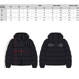 Trapstar for Mens Designer Jacket Down Parka Winter Puffer Giacca Trapstars Doudoune Homme Thick Warm Windproof Outdoorcoat