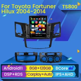 Android Car DVD Radio Player für Toyota Fortuner Hilux Revo Vigo 2007-2015 Tesla Style Multimedia Video Autoradio GPS 2din CarPlay