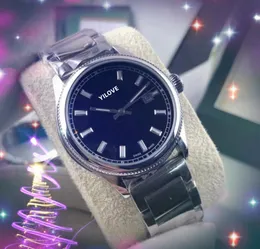 Pre￧o premium homens assistem 41mm Big Calendar Stopwatch Gifts Masculino OROLOGIO DI LUSSO QUARTZ MOVIME