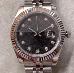 Lüks marka ST9 Erkekler Otomatik Mekanik Saat Datejust Siyah Dial Fluged Çerçeve 116333 126334 Paslanmaz Çelik Kasa 2813Wristy Warches Noel Hediyesi Dünya Kupası