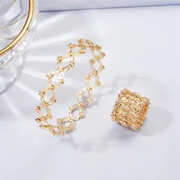 Charmarmband justerbara armband femme elegant duble använder pulseras mujer ringar för kvinnor 2022 mode smycken jubileumsgåvor
