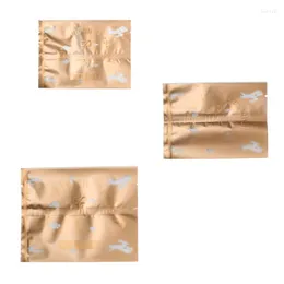 Present Wrap K3na Mooncake Packaging Bag 100pcs/Set Wrapping Pouch 50/75/100g Vikt