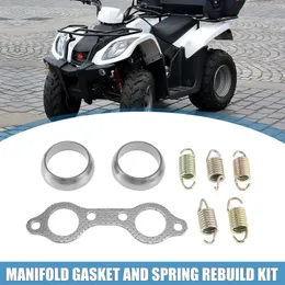 Alle terreinwielen Motoforti ATV uitlaatpijp verdeelstuk pakking en veerbouwkit voor Polaris Sportsman 600 700 3610047 5811511