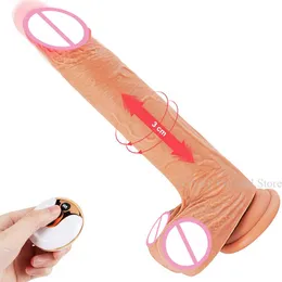 Beauty Items Automatisch teleskopierbarer Big-Dildo-Schwimmapparat, realistischer Penis-Przysawka-Effekt, um sexy Körper zu erreichen