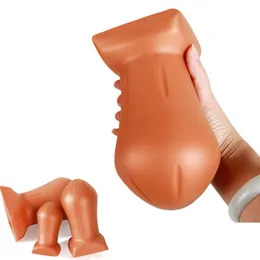 미용 품목 거대한 항문 플러그 두꺼운 엉덩이 BDSM 장난감 남성을위한 친밀한 섹시한 장난감 전립선 마사지 항문 expander 큰 엉덩이 플러그 질 확장기