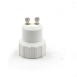 Lamp Holders 5pcs GU10 To E14 Base Adapter Converter Socket Holder Change GU10-E27 LED Light Bulb Fireproof Flame Retardant For