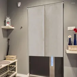 Vorhang Japanische Hängende Tür Einfache Einfarbig Für Küche Schlafzimmer Wohnzimmer Tür Dekor Polyester Partition Noren