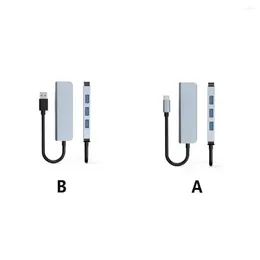 In 1 adattatore per hub USB Attrezzatura per trasmissione di piccole dimensioni Accessorio connettore per convertitore dock station ad alta velocità