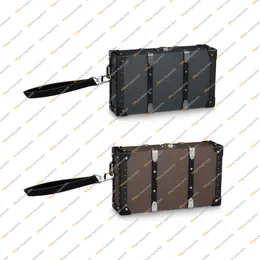 Unisex Fashion Casual Designe Luxury WALLET TRUNK Cosmetic Bag Handbag Clutch Bags High Quality TOP 5A 6 Colors M20249 M20250 Purse Pouch