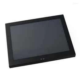 Display industriale touch screen da 10,4 pollici con resistenza a conchiglia in ferro monitor portatile 1024 768 VGA DVI USB
